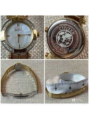 Citizen Eco-Drive Gold Stainless Steel Women's Watch  ( Parts/Repair )